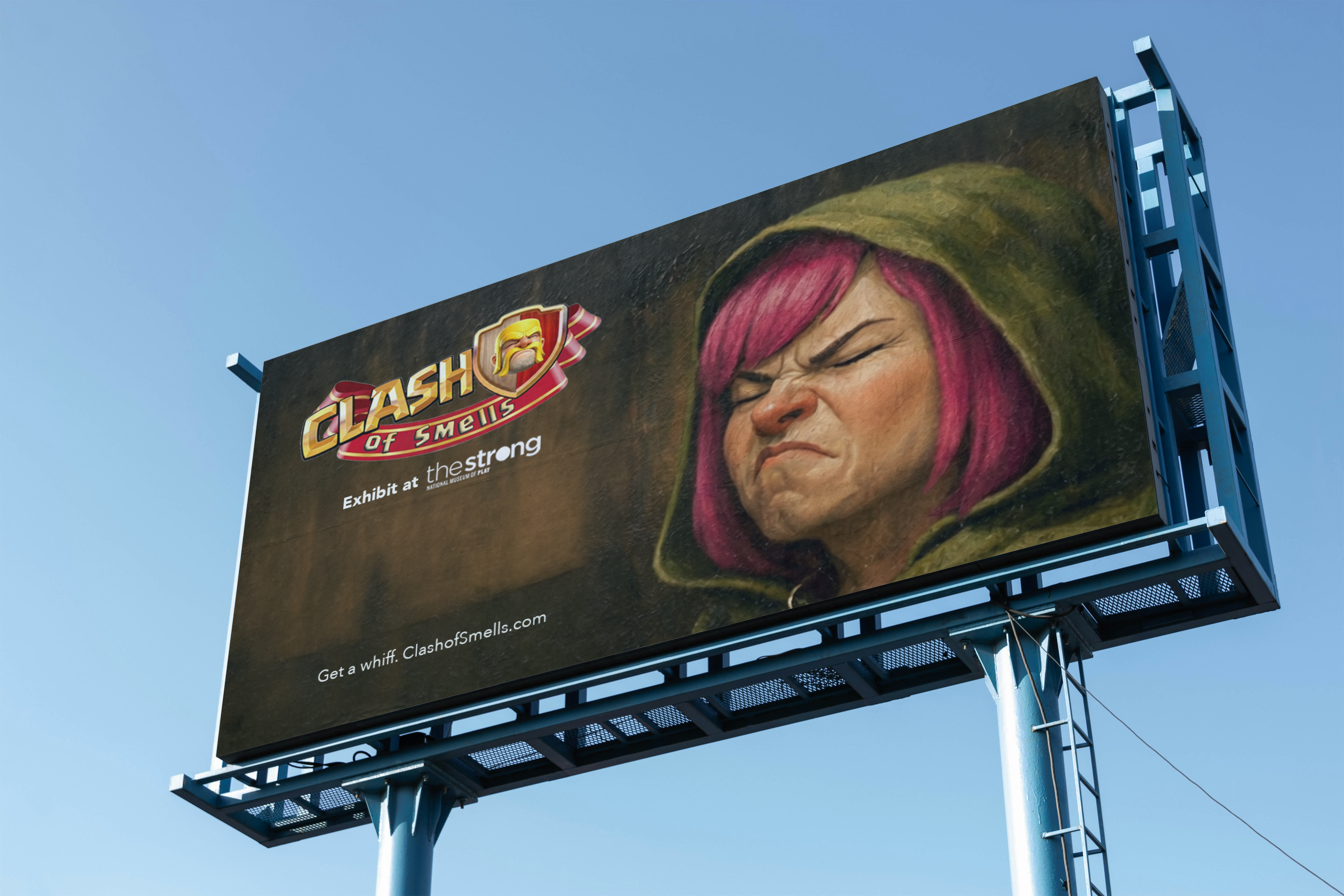 Sky Billboard Mockup